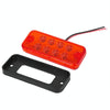 4 PCS 10-30V 8LED Car Tail Light Side Lamp (Yellow Light)