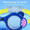 JIEHU JH8560 Children Waterproof and Anti-fog Cartoon Cat Shape Swimming Goggles(Green)
