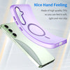 For Samsung Galaxy S24 FE 5G MagSafe Frosted Translucent TPU + PC Full Coverage Phone Case(Dark Purple)