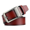 Dandali L8019 Men Casual Antique Pin Buckle Leather Belt Waistband, Size: 110-125cm (Brown)