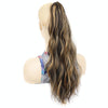 P96 Clip-On Wig Long Ponytail Water Ripple Long Curly Wig(2H27)