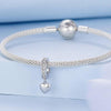 Sterling Silver Plated Gold Plated Heart Universal Buckle Bead Parts