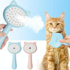 Cat Spray Massage Comb - Blue - Detangling & Cleaning