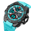 STRYVE S8026 Sports Colorful Night Light Electronic Waterproof Watch Multifunctional Student Watch(Lake Blue)