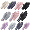 1 Pair XC-14 Riding Driving Sunscreen Anti-UV Fingerless Ice Silk Gloves, Style: Honeycomb (Pink)