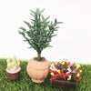 1:12 Mini House Toy Simulation Green Potted Plant(Green)