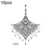 10 PCS Waterproof Arm Chest Scar Tattoo Sticker(Al-008)