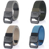 Men Lightweight Metal Free Casual Elastic Belt, Length: 120cm(Twill Dark Khaki)