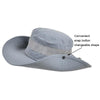9090 Men Outdoor Fishing Climbing Mountain Large Brim Fisherman Hat(Army Green)