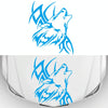 D-967 Wolf Tribe Pattern Car Modified Decorative Sticker(Blue)