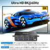 KC-KVM303DH 8K 60Hz USB3.0 DP+DP+HDMI Triple Monitors KVM Switch(EU Plug)