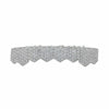 Hip-HopGold-Plated Micro-Inlaid Zircon 8 Gold Braces, Colour: Silver Lower Teeth