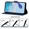 For Samsung Galaxy A06 5G Crossbody 3D Embossed Flip Leather Phone Case(Blue)
