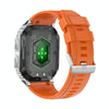 LEMFO K61 Pro 1.96 inch BT5.0 Sport Smart Watch, Support Bluetooth Call / Sleep / Blood Oxygen / Heart Rate / Blood Pressure Health Monitor(Orange)