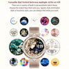 NX17 Pro 1.19 inch AMOLED Screen Steel Strap Smart Watch, Support Health Monitoring / Bluetooth Call(Silver)