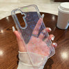 For Samsung Galaxy S25 Ultra 5G Laser Heart Clear TPU Shockproof Phone Case(Transparent White)