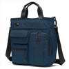 Lightweight Casual Multi-Compartment Laptop Handbag Large Capacity Messenger Bag(Blue)