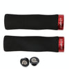 Litepro Single Locking Sponge Set Bicycle Mountain Bike Set, Colour: Black Handle Cover+Red Ring
