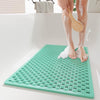 TPE Bathroom Anti-slip Mat Home Shower Room Bathing Anti-Fall Suction Cup Foot Pad, Size: 40x70cm(Green)