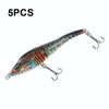 LB22 9.5cm/8.9g Multi-section VIB Plastic Hard Lures Painted Bionic Lures(4)
