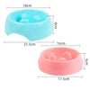 Slow Feed Dog & Cat Bowl - Anti-Choking, S (Random Colour)