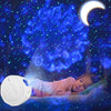 3 in 1 Bluetooth Music Starry Sky Projection Night Light with Remote Control