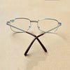 Full Metal Frame Resin Lenses Presbyopic Glasses Reading Glasses +3.00D(Silver)