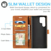 For Samsung Galaxy S22 Ultra 5G Skin Feel Anti-theft Brush Leather Phone Case(Brown)