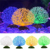 Blue Silicone Coral Ornament - Aquarium Decoration