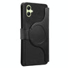 For Samsung Galaxy A06 CaseNeo MagSafe RFID Anti-theft Retro Leather Phone Case(Black)