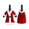 Christmas Red Wine Bottle Cover Wine Bottle Decoration Creative Wine Bag(Dress)