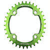 MOTSUV Narrow Wide Chainring MTB  Bicycle 104BCD Tooth Plate Parts(Green)