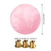 Car Modified Marble Star Gear Head Shifter Cover with Adapter (Pink)