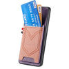 For Samsung Galaxy S25 Ultra 5G Denim Texture Leather Skin Phone Case with Card Slot(Purple)
