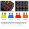 1 in 12 Out Fuse Box PC Terminal Block Fuse Holder Kits with LED Warning Indicator for Auto Car Truck Boat