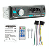 D3162 Car Colorful Lights MP3 Player Supports Voice Assistant / FM(Black)