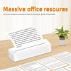 Bluetooth Connection Inkless A4 Printer Portable Mini Student Office Home Photo Printer, Model: X8
