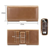 5.5-6.7 inch Universal Multifunctional Horizontal Magnetic Flip Cover PU Phone Waist Bag(Brown)