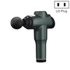 Muscles Relax Massager Portable Fitness Equipment Fascia Gun, Specification: 6206 6 Gears Green(US Plug)