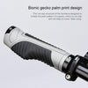 PROMEND GR-504 1 Pair TPR Ergonomic Ball Bicycle Grip Cover (Black Black)