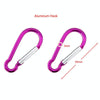 RV Sunshade 304 Stainless Steel Slide Rail Ring, Specifications: 2pcs M4 Ring + Cylinder + Purple Climbing Buckle