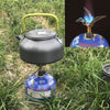 Mini Outdoor Camping Stove Folding Oven Survival Gear Portable Picnic Cooking Gas Stove(Silver)