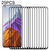 For Xiaomi Mi 11 Pro 25 PCS Full Glue 9H HD 3D Curved Edge Tempered Glass Film(Black)