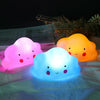 Cartoon Flaky Clouds Colorful Small Night-light  Bedside Lamp(Blue)