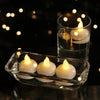 12 PCS  Waterproof Candles SPA Shower Water Decorative Candle Lights LED Floating Candles(Warm White Light)