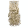 50cm 16 Card Long Curly Hair Wig Seamless Hair Extension Piece(19.88#)