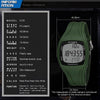 SYNOKE 9105 Multifunctional Sports Time Record Waterproof Pedometer Electronic Watch(Gray)