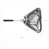 LEO 27972 Aluminum Alloy Triangle Mini Folding Fishing Net(50cm)