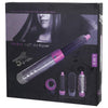 5 In 1 Hot Air Comb Automatic Curling Iron Curling & Straightening Hair Styling Comb Hair Dryer, Power: US Plug