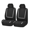Universal Car Seat Cover Polyester Fabric Automobile Seat Covers Car Seat Cover Vehicle Seat Protector Interior Accessories 4pcs Set Gray